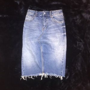 Denim Skirt.
